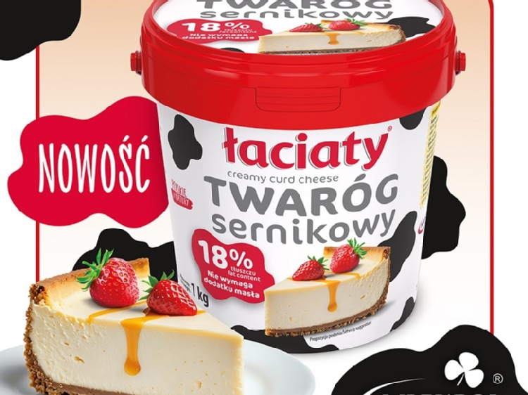 Twaróg sernikowy Łaciaty. Nowość od Mlekpolu